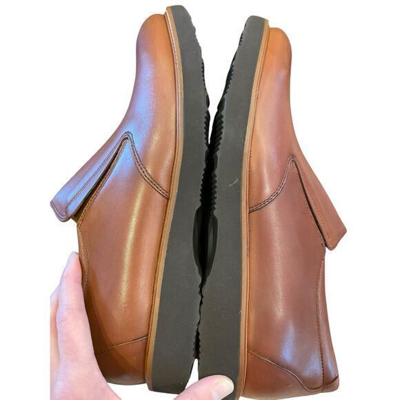 NWT Samuel Hubbard Men's Frequent Traveler Loafer‎ Whiskey Tan Leather US 9.5 W - Picture 10 of 16